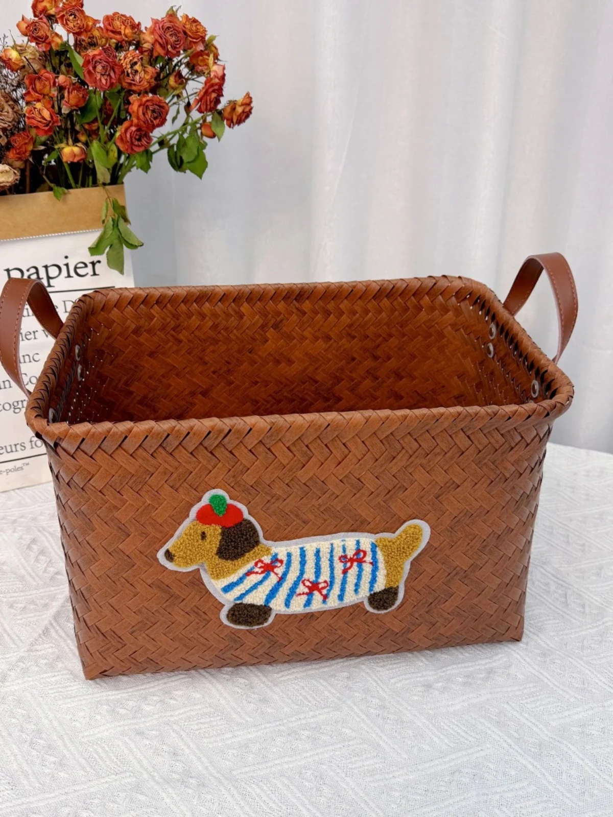 

Портативная корзина для белья и игрушек, пластиковая, для хранения одежды, универсальная модель для домашней организации