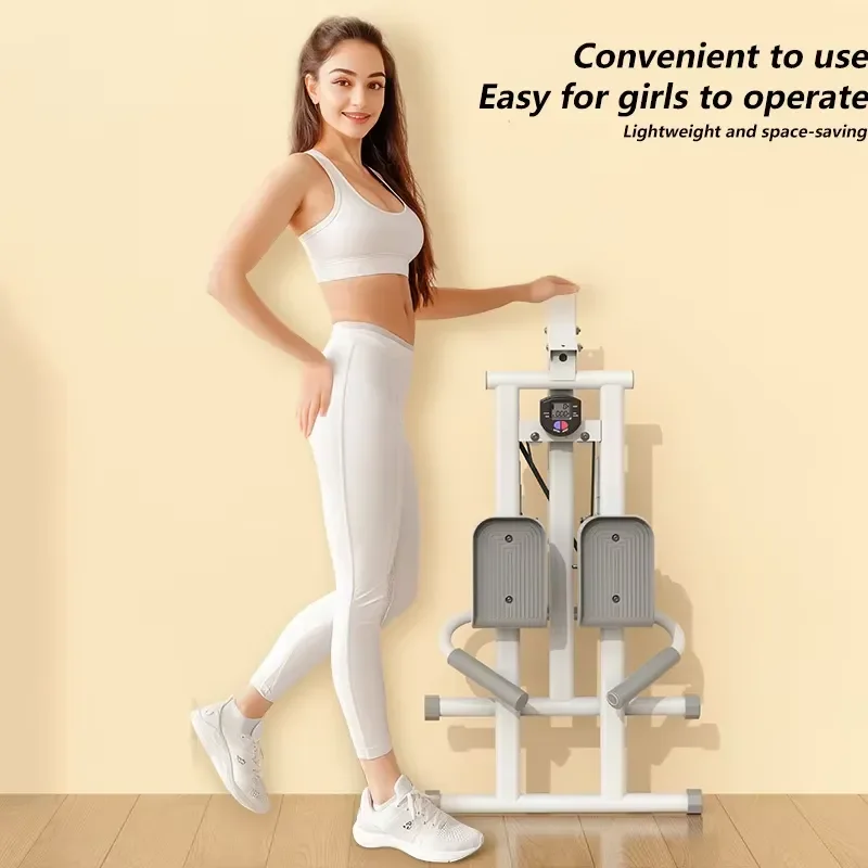 Multifunctional Foldable Indoor Stair Climber Portable Light Metal Steel Home Fitness Equipment 150kg Load Bearing