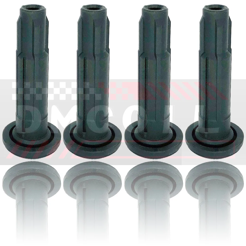 4 PCS IGNITION COIL RUBBER BOOTS WITH SPRING FOR HONDA JAZZ IV FIT IV CITY VI BR-V MOBILIO 1.5 L15-A7 L15Z1 2013- 30520-55A-0050
