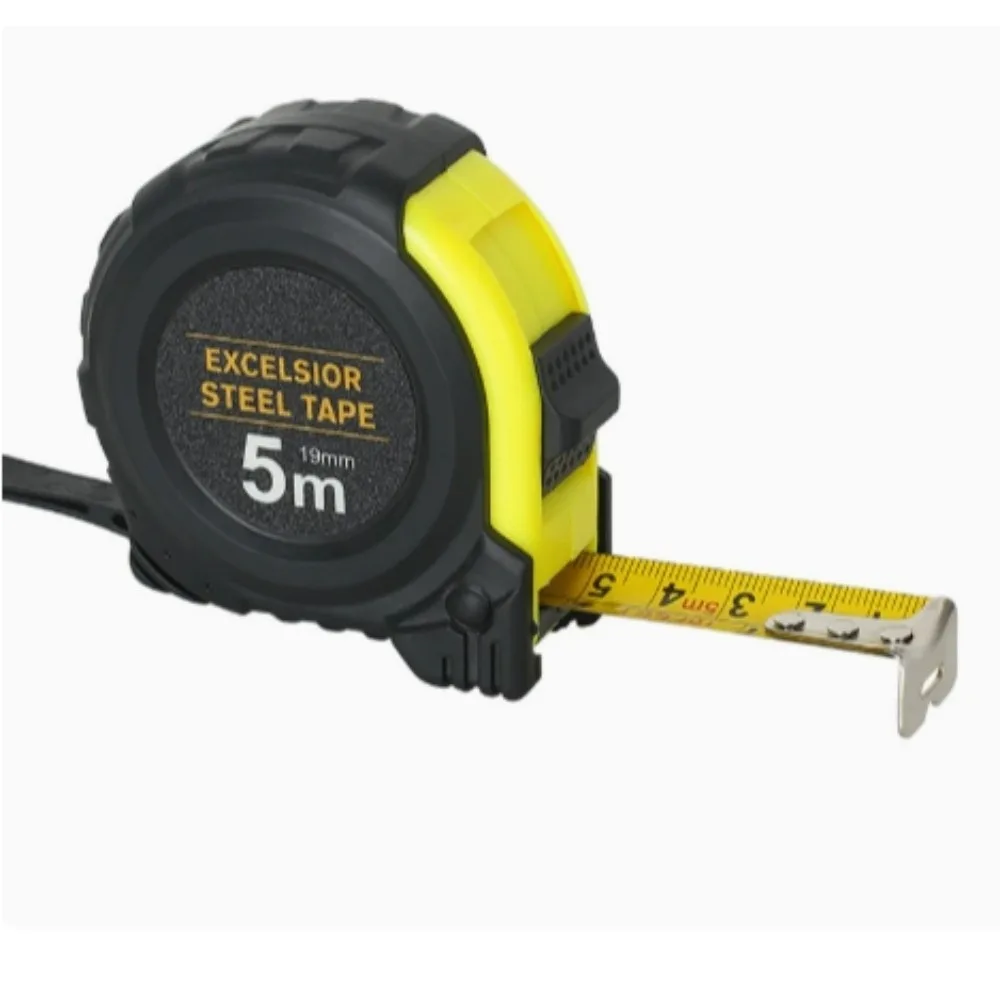 2pcs Durable Thickened Carbon Steel Tape Measure Rubber Protective Casing Easy to Read Measuring Tape Dual Side Ruler Home Craft