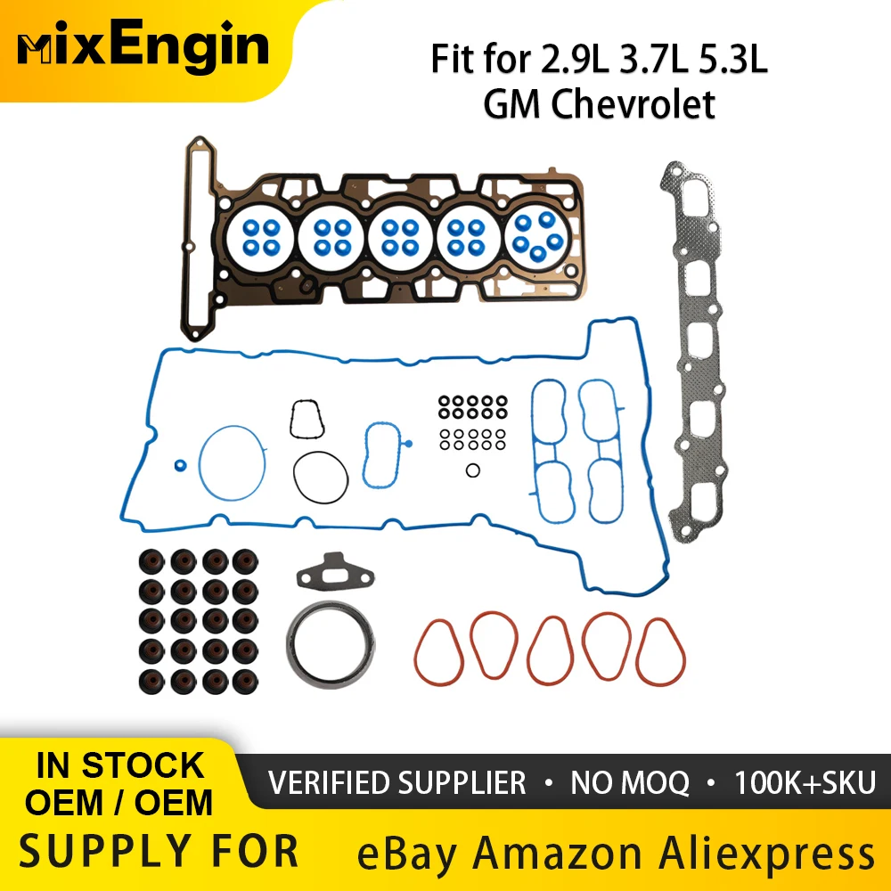 

Engine Parts Overhaul Rebuild Cylinder Full HEAD GASKET Sets Fit 5.3 L V8 For GM Chevrolet Isuzu Hummer l4 l5 Gas 2.9L 3.7L