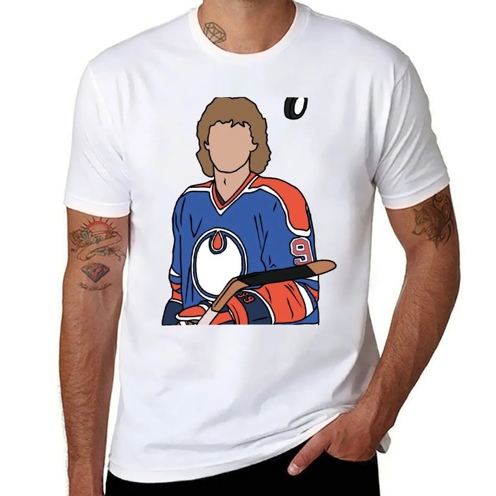 

Young Wayne Gretzky T-Shirt Cool Feeling Summer Tee Shirt
