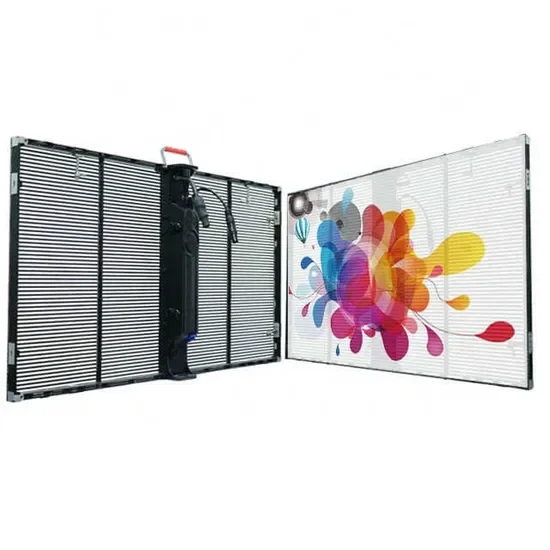 Indoor P3.91-7.81 Transparent Advertising Big Shopping Mall LED Screen Display