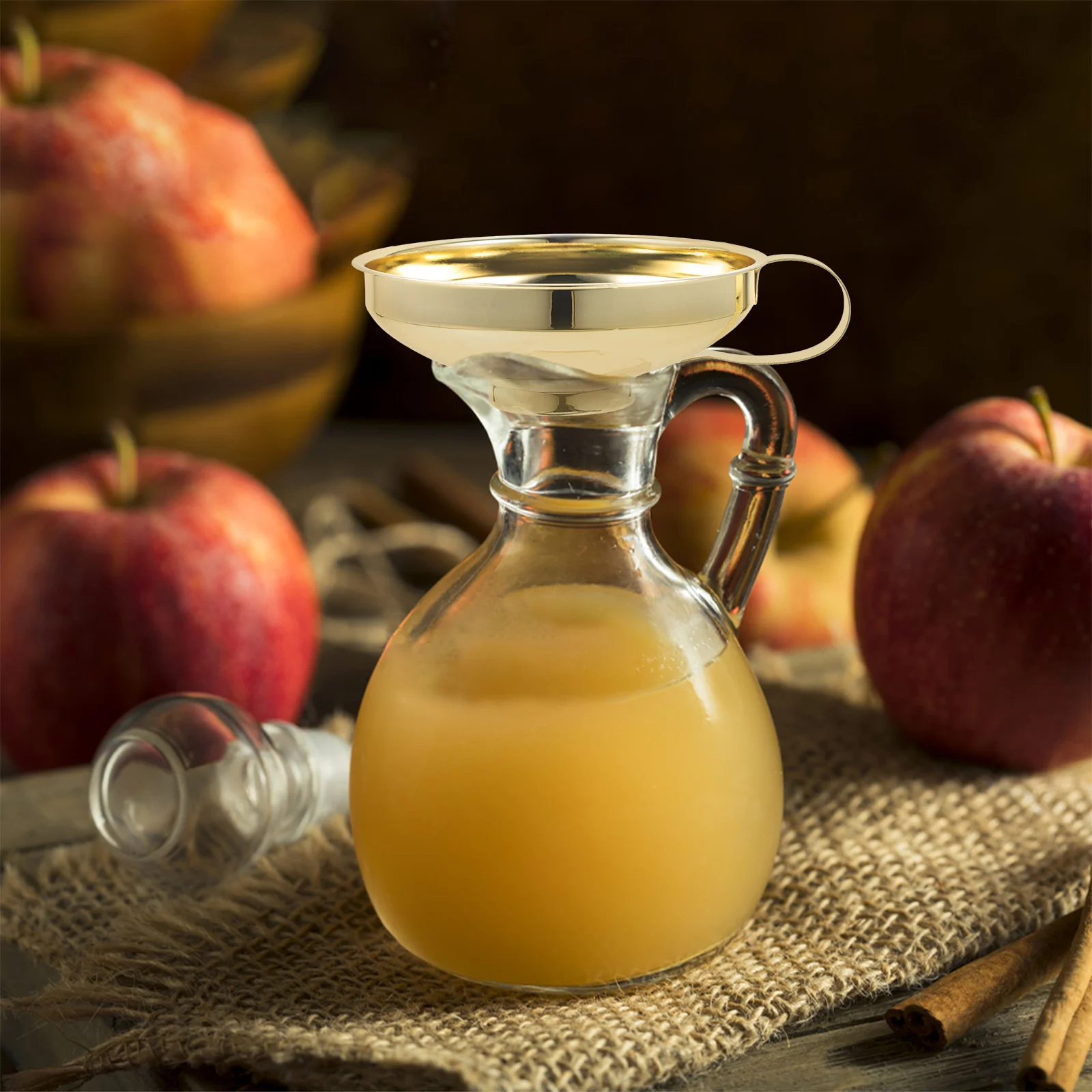 

Stainless Steel Wide Mouth Canning Funnel Metal Funnel for Kitchen Oil Juice Filling Jar Accessories Kitchen Flask Funnels