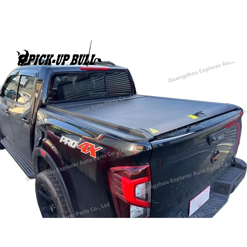 Pickup Truck Bed Cover with LED Light for Np300 Roller Lid Shutter Tonneau Cover for NP300  Roller Shutter Accessories