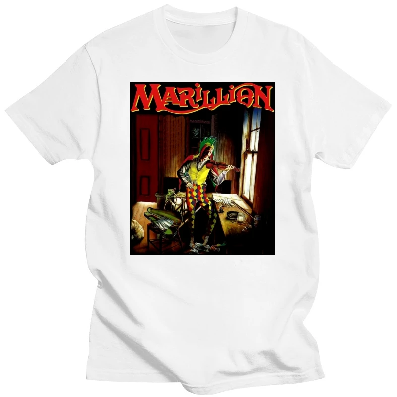 Marillion Script For A Jester's Tear SHORT LONG SLEEVE NEW BLACK T-SHIRT New Funny Tee Shirt