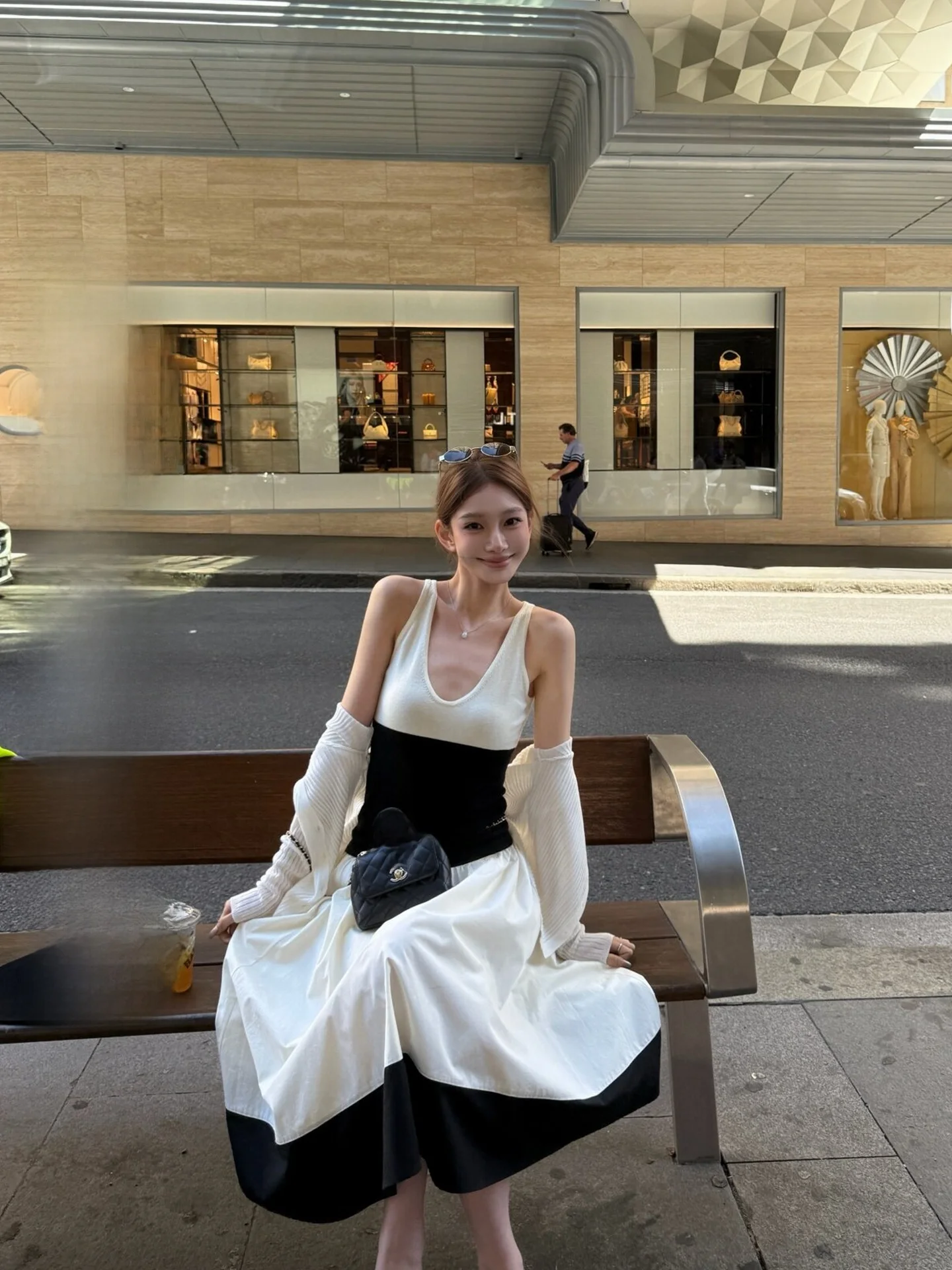 

Yangzifan Women's Summer Two-Piece Set Long Skirt Sensation Ensemble French Style Breathable Comfortable High Waist Design