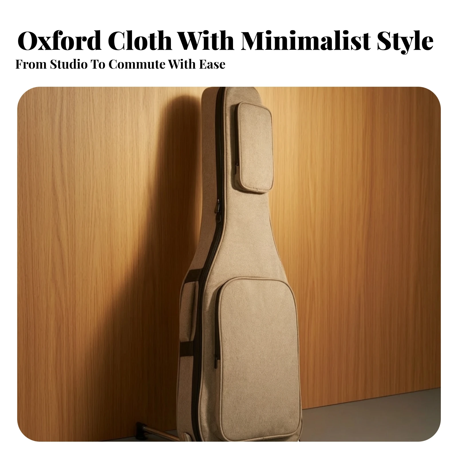 Electric Guitar Bag with Neck Cradle Shock-Absorbing Electric Guitar Bag with Pockets Padded Long-Lasting for Guitarists, Travel
