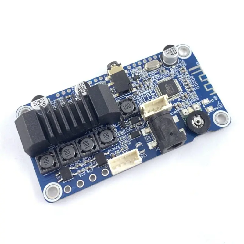FFYY-BDM3P BT 5.0 Power Amplifier TPA3116 Stereo 2X50W DC12-24V 3.5Mm Input For DSP Tuning Suitable For DIY Audio Systems