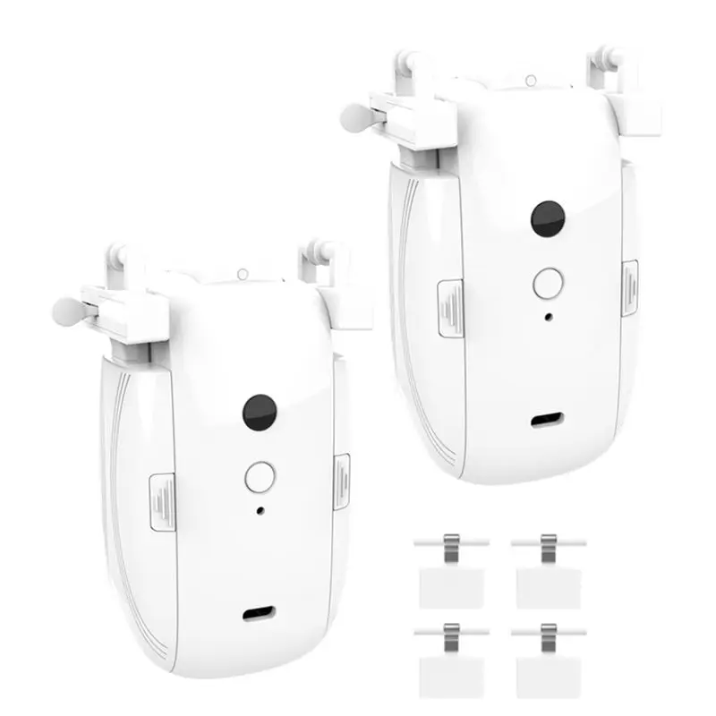 

AA87 2PCS Tuya Smart Automatic Curtain Opener Bluetooth T/U-Rail Curtains Switch Robot Remote Control For Alexa Google Home
