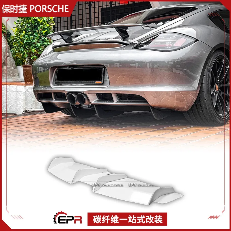

Carbon fiber rear lip spoiler rear baseplate for Porsche Caymans 987 EPAGT