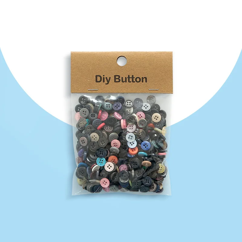 11mm Mixed Random Resin Buttons Home Sewing Spare Buttons Shirt Shirts Small Buttons Handmade Accessories