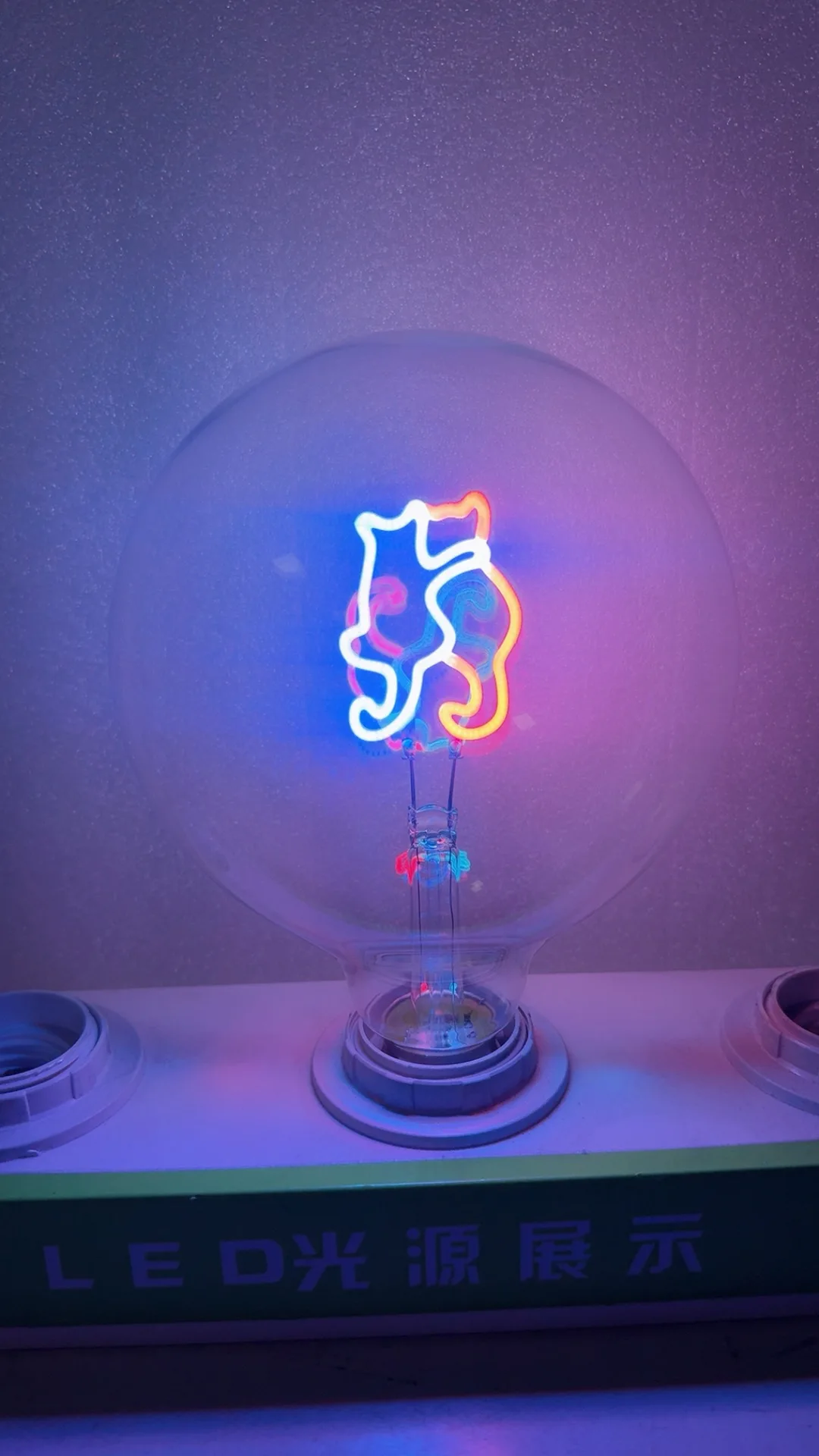 LED  G125 Blue RED Cat E27 220V 4W 8W Dimmable Filament Bulb Retro Vintage Decorative Lighting Edison Lamp Decorative Lighting