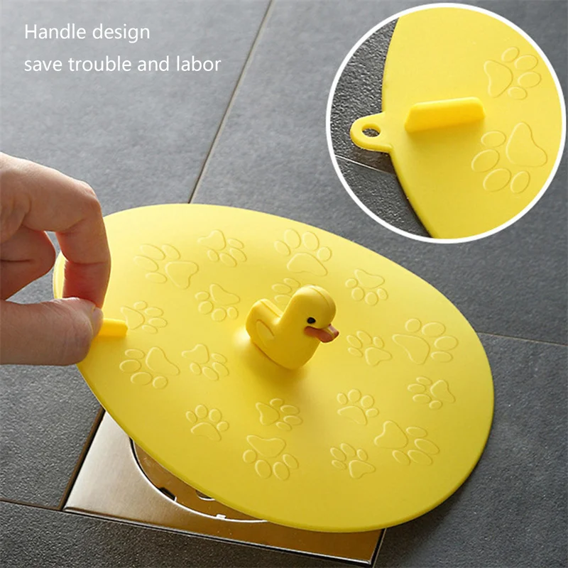 1pcs Floor Drain Cover Sink Plug Anti-clogging Bathtub Pool Strainer Hair Stopper Sewer Round For Kitchen view 4
