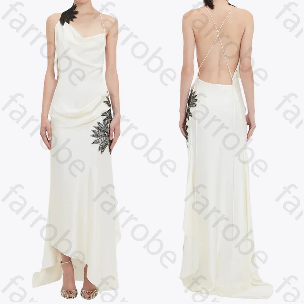 

Customized Elegant Asymmetric Draped Midi Dress A-Line Evening Dresses Formal Exquisite High Quality Prom Party Gowns for Women