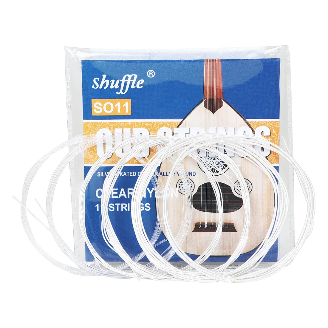 Shuffle SO11/SO12 Oud Strings Bronze Alloy with Anti-Rust Coating Performance-Grade Sweat-Resistant Oud Professiona Accessory