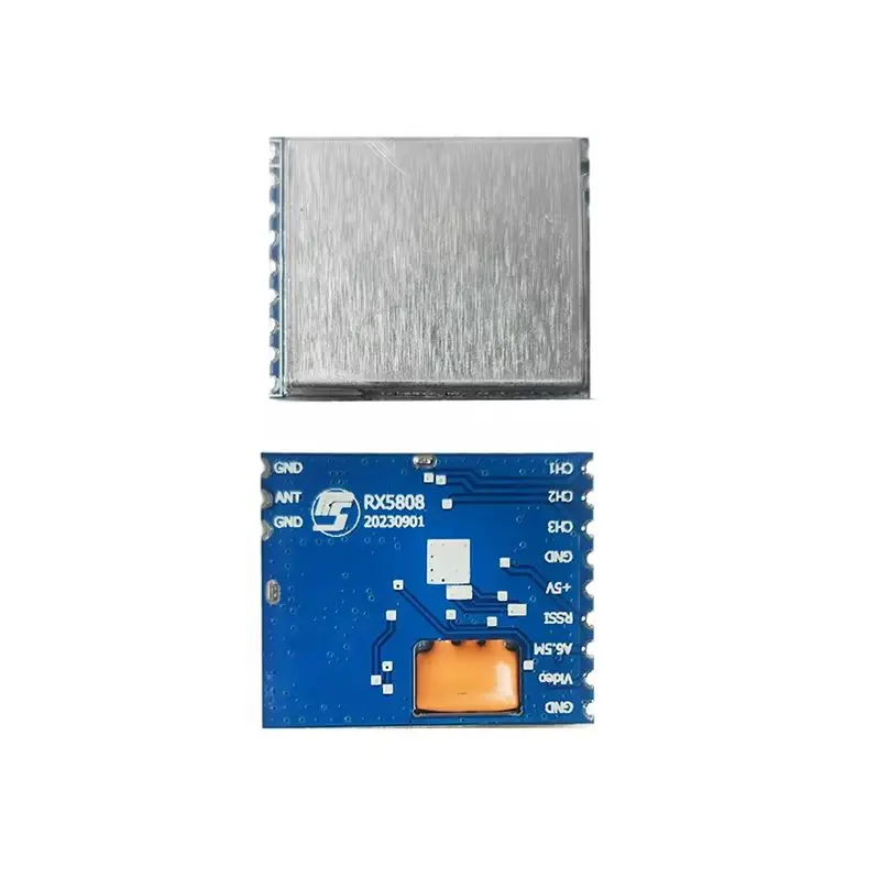

RX5808 5.8G RC FPV Wireless Audio Video Receiver Module 8Channel Audio Video Receiver Board for SPI Control Board System RC