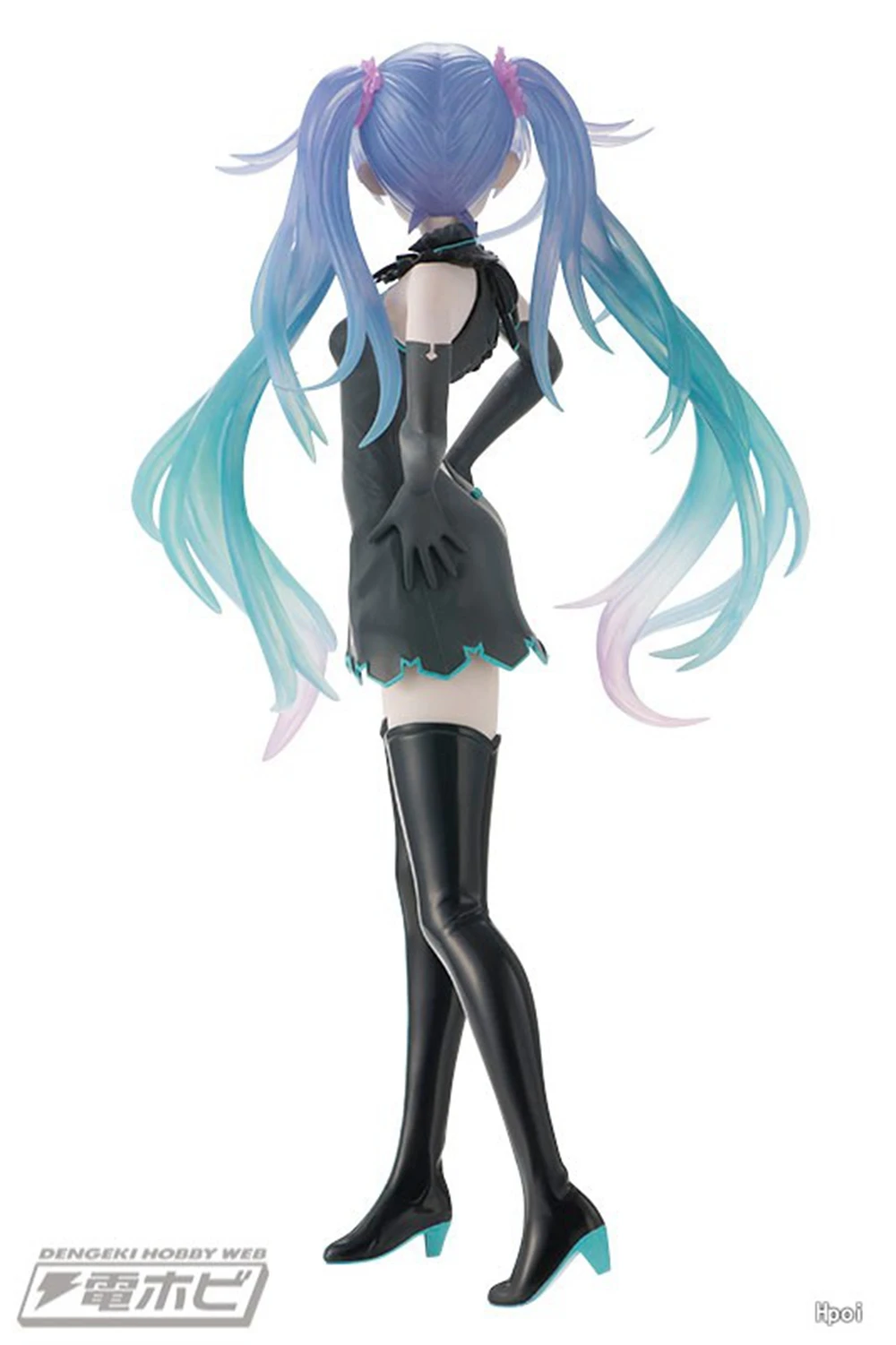 21CM Anime Hatsune Miku Project Ghost Hatsune Miku Czarna Sukienka Lolita Model Zabawka Kolekcjonerska Figurka Akcji