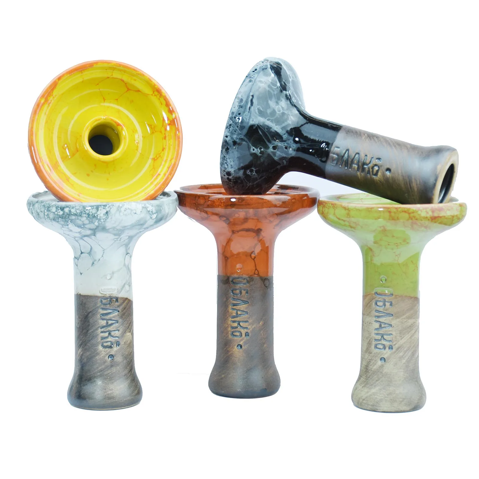 Color Glaze Hookah Bowls Ceramic Shisha Tobacco Holder Oblako Chicha Sheesha Narguile Wate Pipe Cachimba Somking Accessories