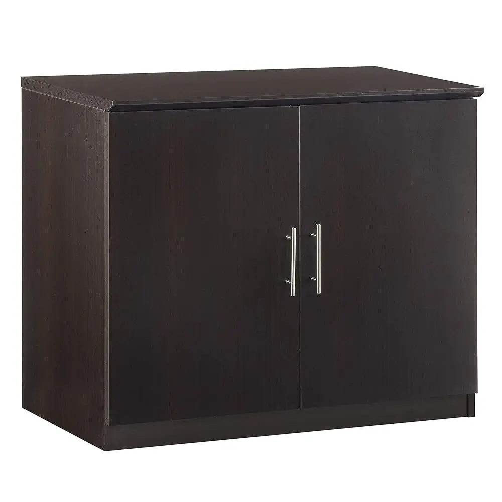 

Mayline Mscl Medina 2-Door Storage Cabinet, 36""W, Mocha Laminate