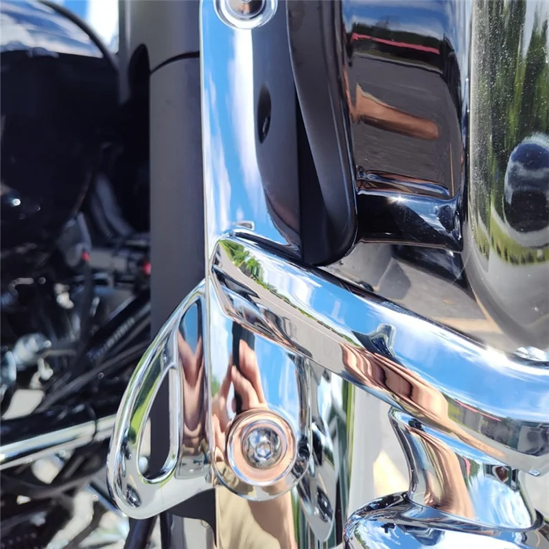 

G9-Chrome Front Tie Down Bracket For Davidson Touring Street Glide Special Electra Ultra Classic Limited Low CVO