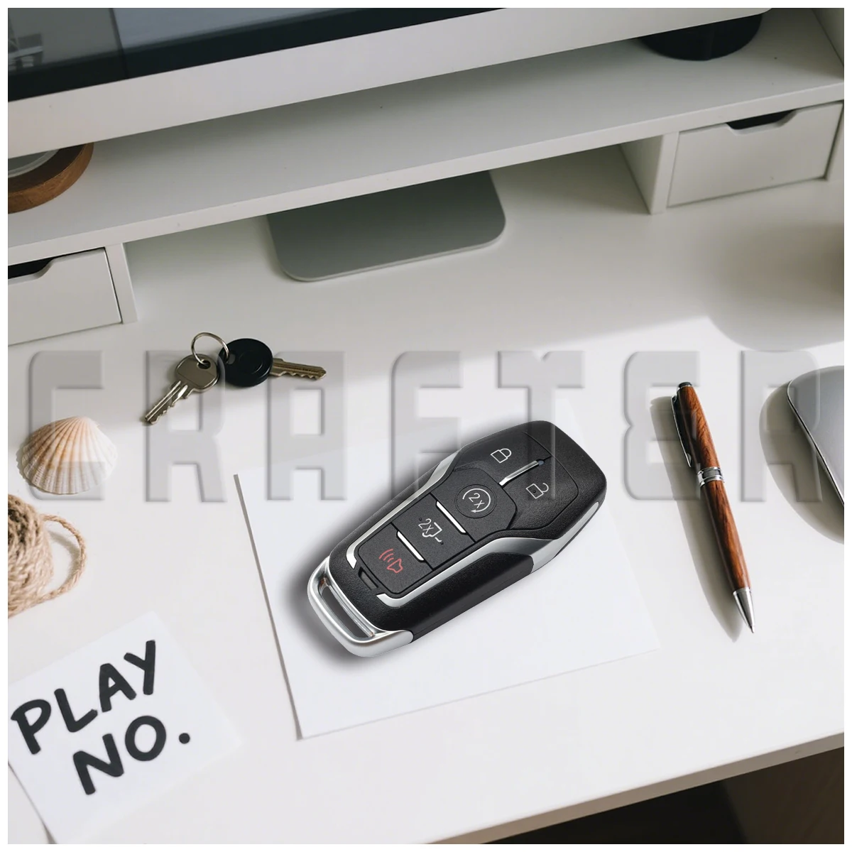 مفتاح Crafters M3N-A2C31243300 ID49 رقاقة 902 ميجا هرتز مفتاح السيارة الذكية لفورد فيوجن اكسبلورر إيدج موستانج 2013-2017 القرب البطاقة الذكية