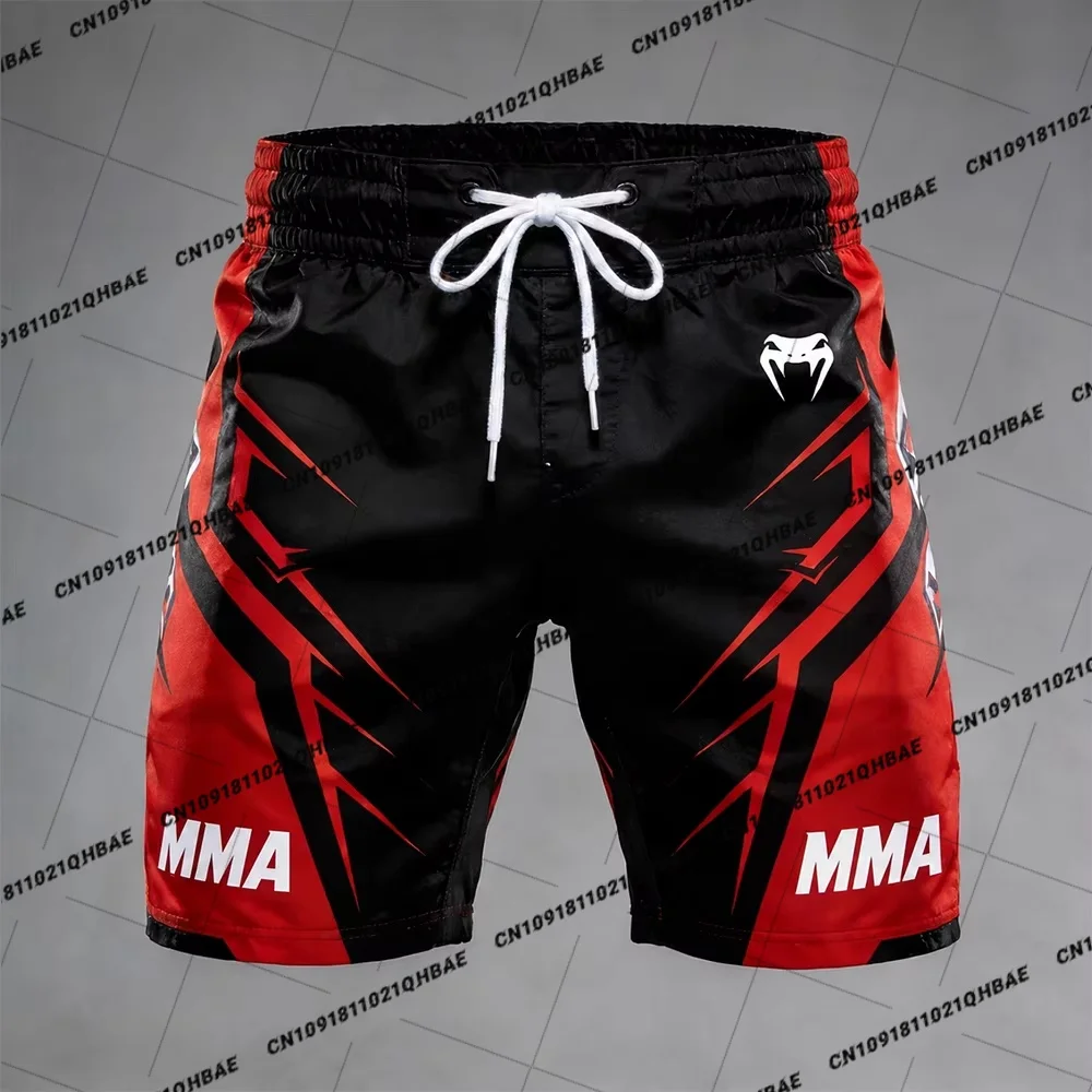 2026 Neue Herren MMA Sommer Kampfnacht Achteckiger Käfig Boxen Schnelltrocknende Atmungsaktive Shorts Damen Mode Event Sportshorts ﻿ – Detail 7