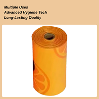 Dog Waste Bags 7 Pieces Extra Thick Dog Poop Bags Rolls Citrus Scented Tear Resistant Garbage Containers Leak Proof Pet Supplies