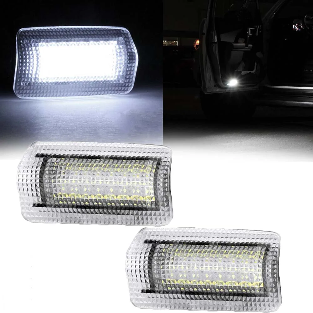 LED Door Courtesy Light For Toyota GT86 Estima Corolla Camry Prius Tundra Highlander 4Runner Land Cruiser Sienna Avalon Sequoia