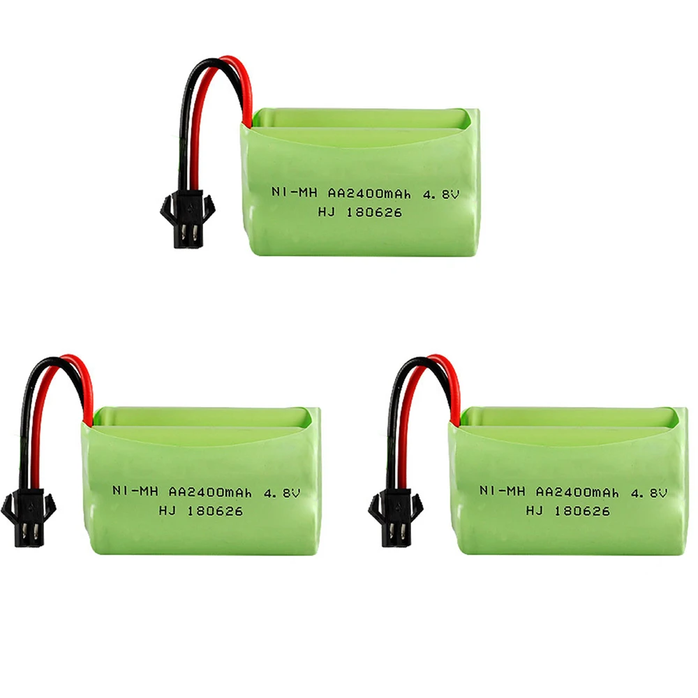 4.8V 2400mAh NIMH Battery SM Plug for RC toys car electric lighting security facilities 4*AA NI-MH battery RC TOYS battery group