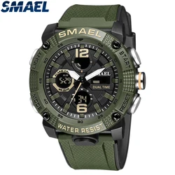 Sport Watches Waterproof 50M SMAEL Top Brand Luxury Watch Alarm Clock For Male Digital 8039 Men's Watch Wristwatch Military Army