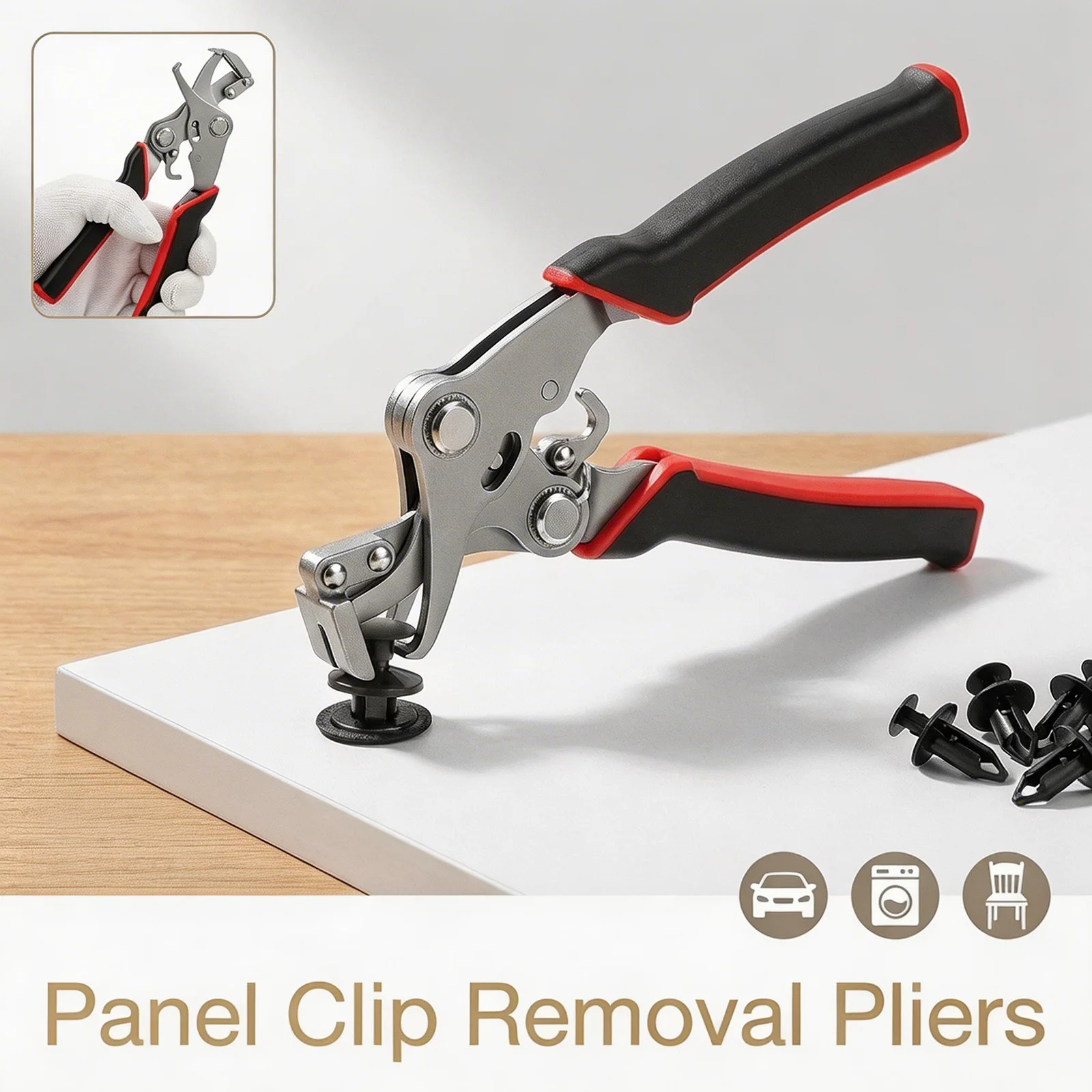 

Car Clip Pliers Auto Panel Removal Tool Clip Removal Pliers Professional Car Repair Kit Fastener Remover For Plastic/Nut Removal