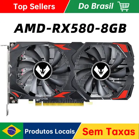 MOUGOL AMD RX580 8GB 2048SP 게임용 그래픽 카드 GDDR5 256Bit PCI Express 3.0×16 8Pin rx580 8g Radeon GPU 게임용 컴퓨터 콤보