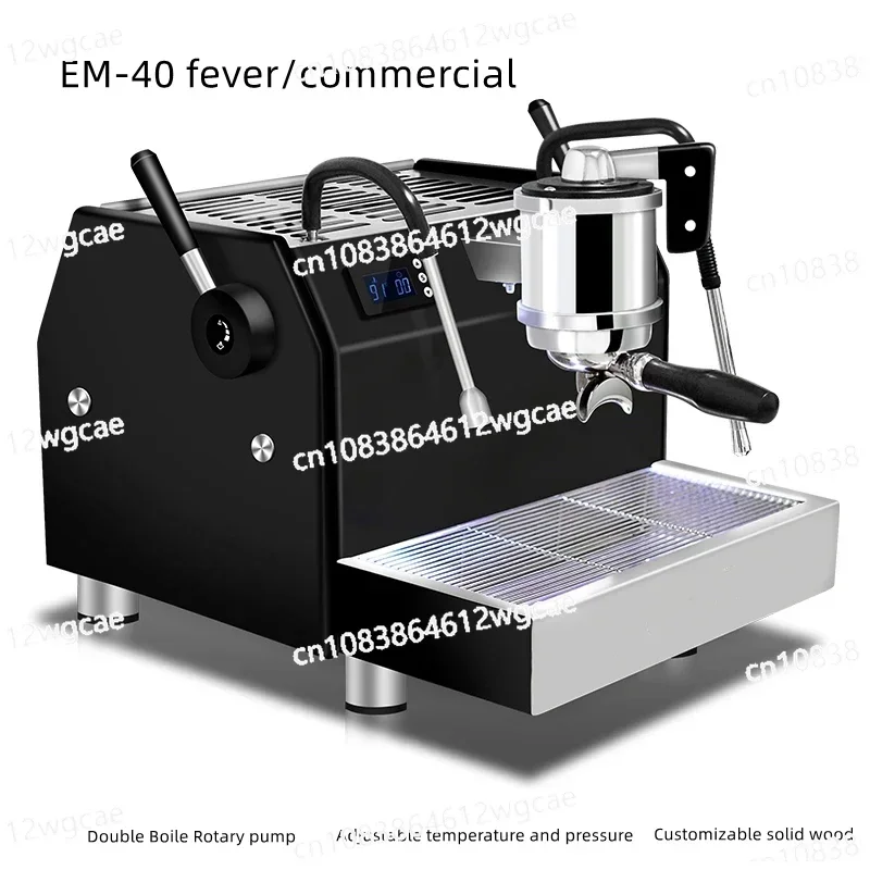 9Bar EM-40 Espresso Machine Coffee Maker Coffee Boiler1 .0L/3.2L Steam Boiler Double Boiler Rotary Pump