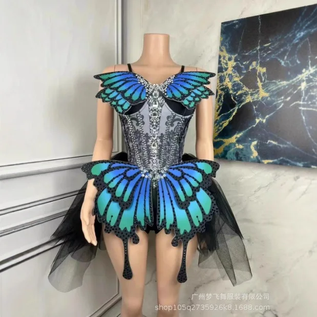 

Новый летний индивидуальный костюм с 3D-дизайном бабочки для вечерних мероприятий, выпускных вечеров и одежды для парков развлечений
