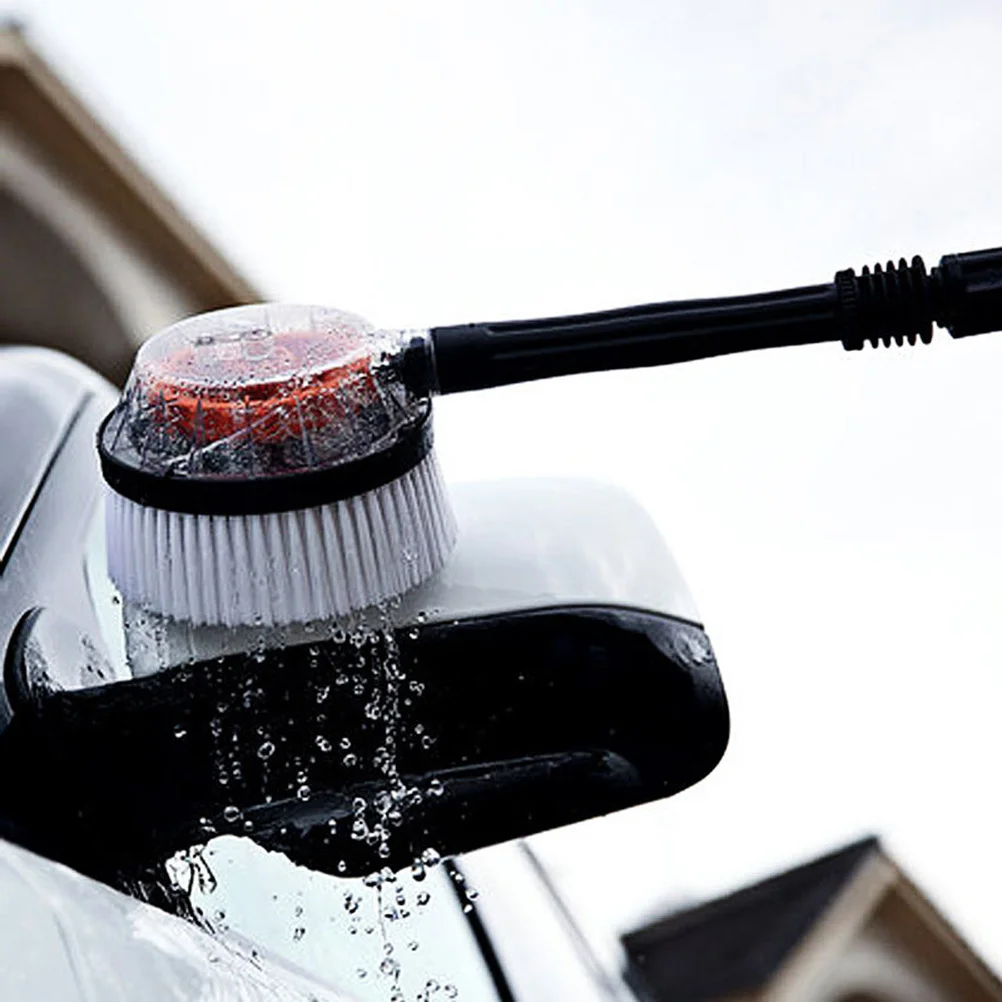 

Rotating Car Wash Brush Automatic Water-Powered Spin Cleaning Tool For High Pressure Washer Garden Hose Durable Abs