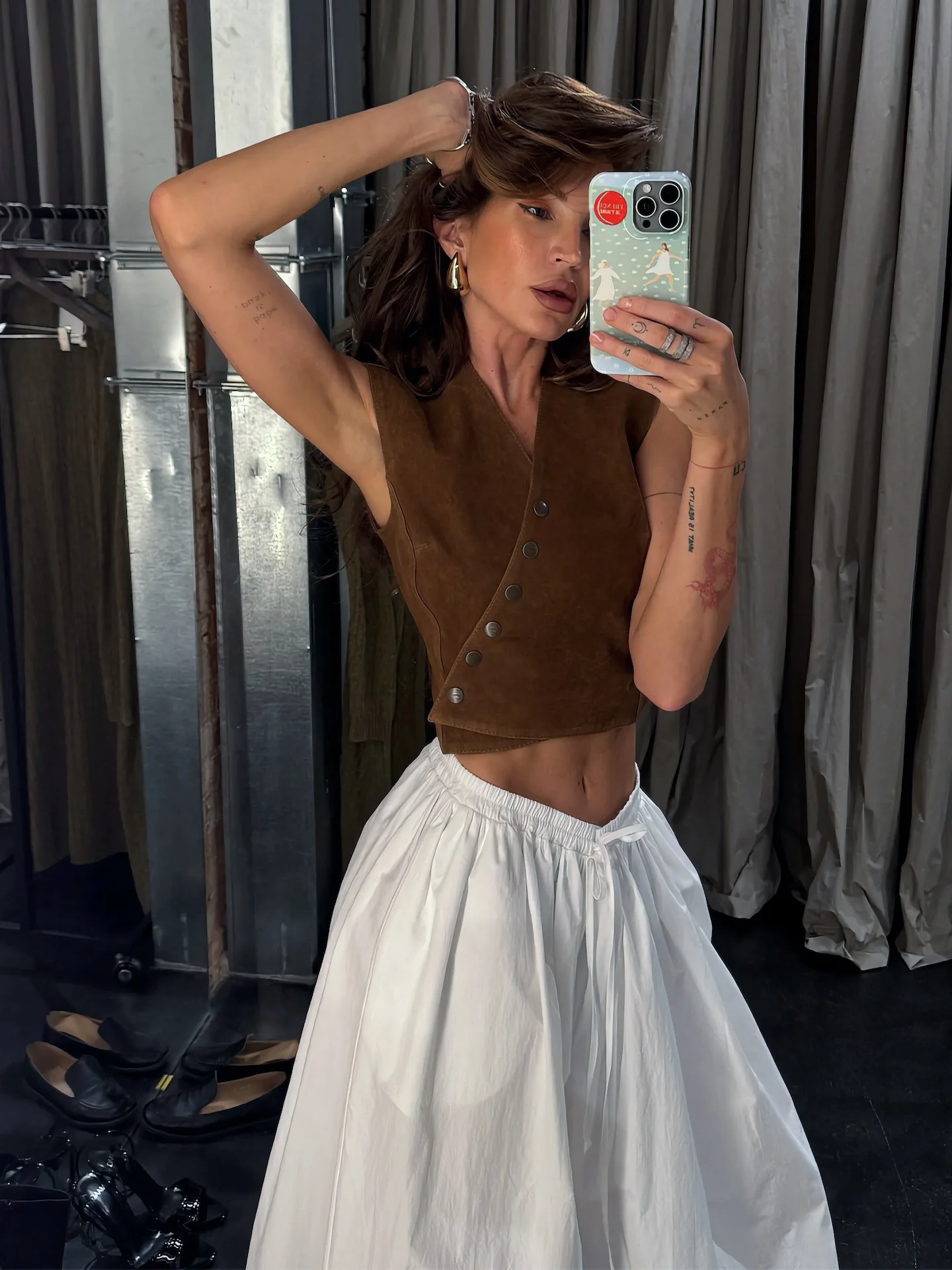 Cotton High Quality Women Casual High Waist Bloomers Long Pants Fashion Big Wide Leg Pants Women Clothes Trousers
