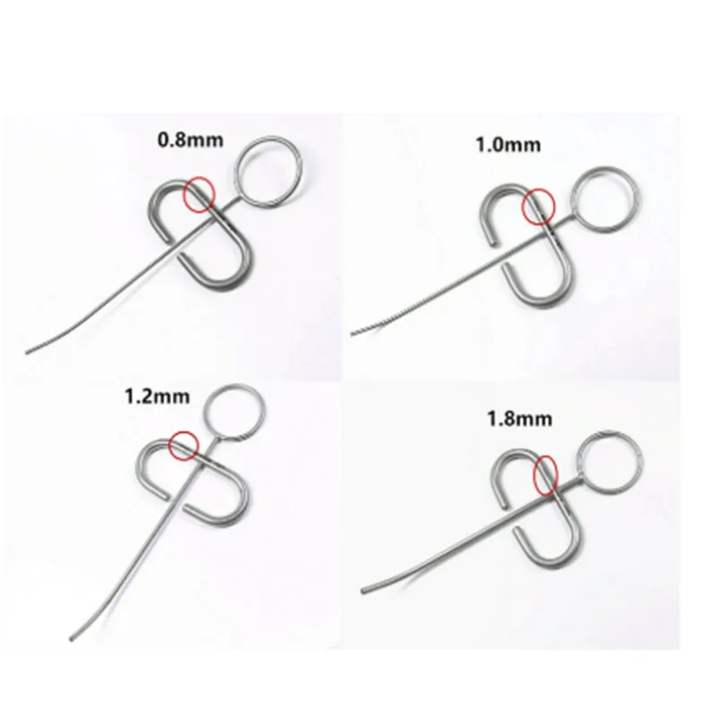 0.8/1.0/1.2/1.8/mmMTA Root Canal Bone Powder Conveyor, Cement Planting Tool, Stainless Steel Planting Bone Powder Filler Tools s