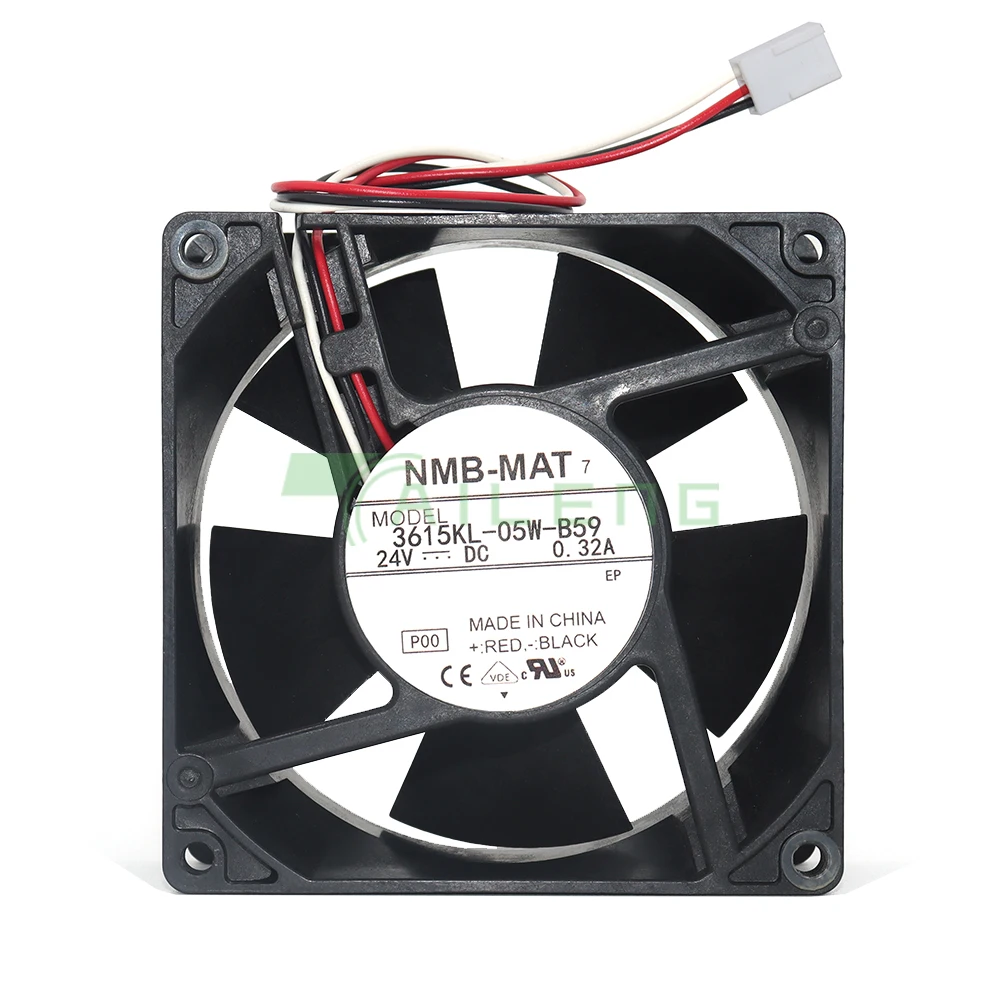 Ventilador de refrigeración para NMB 9038, 9238, 3615kl-05w-b59, DC 24v, 0.32a, 3 líneas, 9cm, 90mm