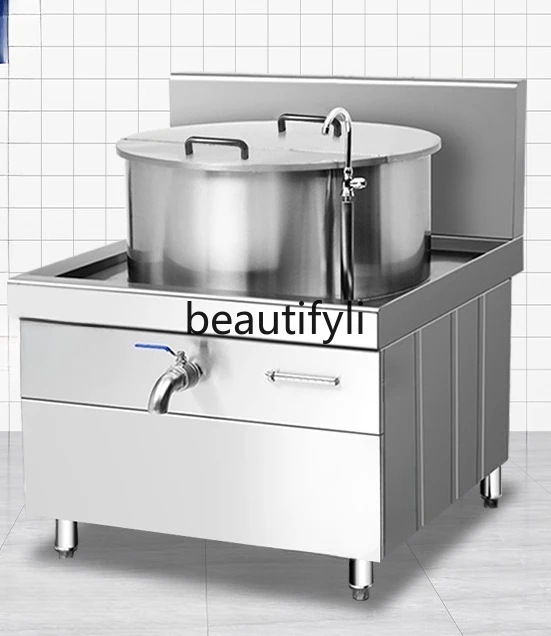 

Commercial Induction Cooker Kitchen Equipment Beef Mutton Soup Pot High Power Soup Boiler Large Capacity