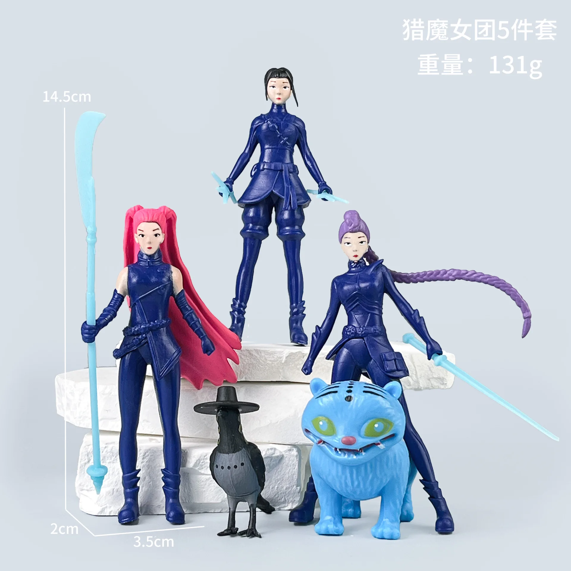 アニメK-POP デモンハンターズ フィギュア おもちゃ 可愛いタイガー サプライズボックス HUNTR X ルミ ミラ フィギュア コレクタブルカード モデル ドール おもちゃ ギフト