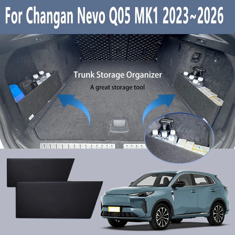 For Changan Nevo Q05 2023~2026 MK1 Multifunction Trunk Storage
