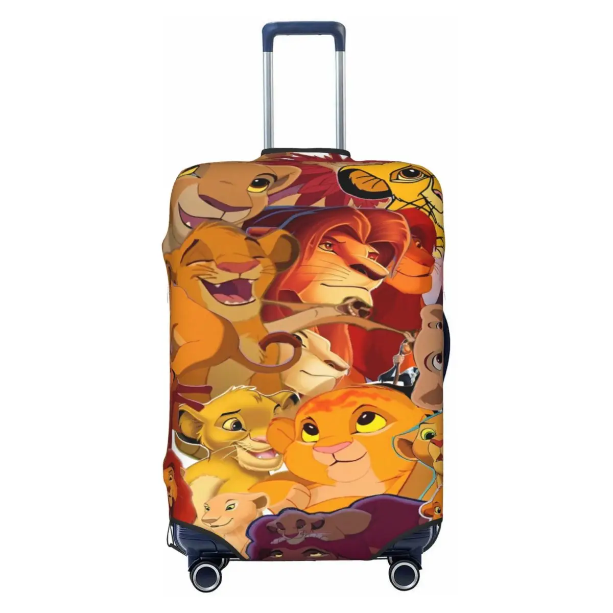 

Anime Cartoon The Lion Guard King Kion Simba Suitcase Cover Fun Cruise Trip Protection Luggage Case Vacation
