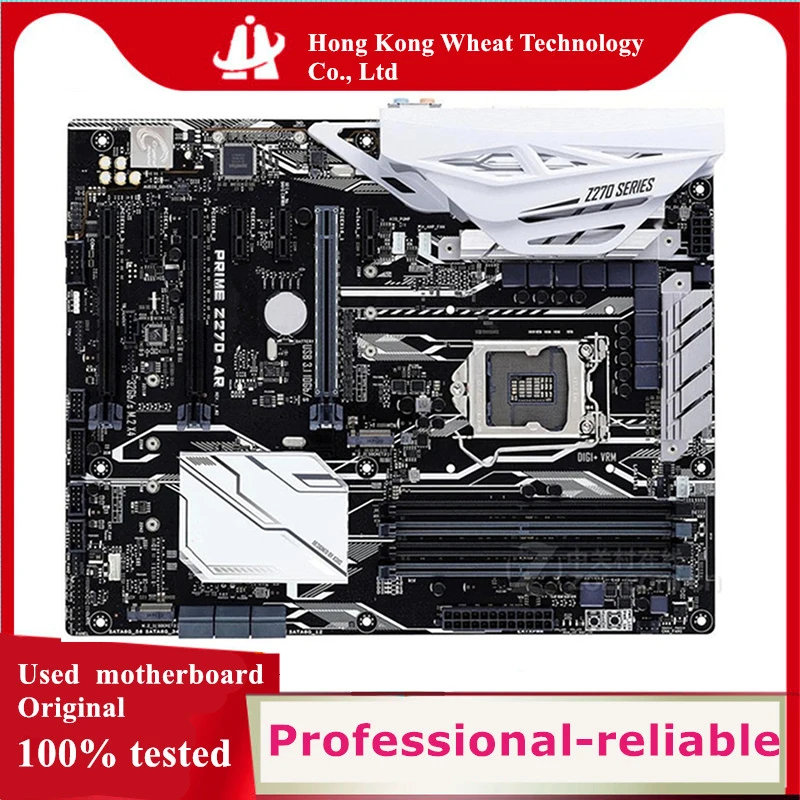 

Б/у Z270 PRIME Z270-AR оригинальная материнская плата для Intel LGA 1151 LGA1151 DDR4 64 ГБ USB2.0 USB3.0 SATA3 настольная материнская плата
