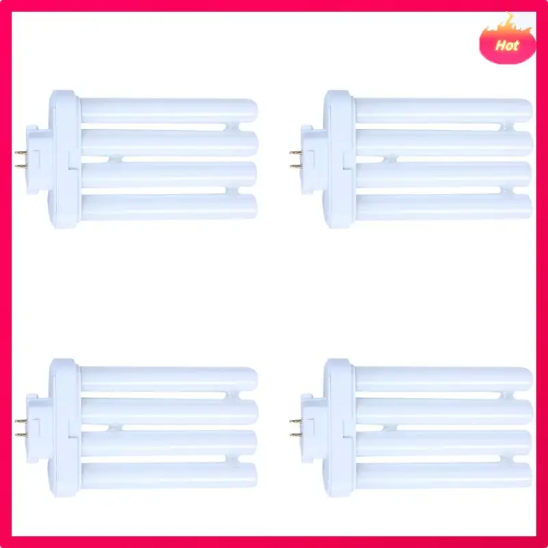 

4X 220V 27W 4 Pin Rows 6500K Double-H Quad Tube Compact Fluorescent Lamp Light Bulb