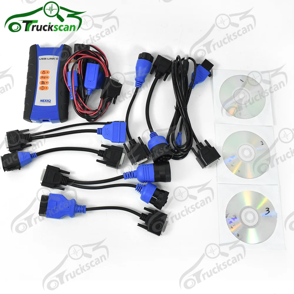 ل NEXIQ-2 USB رابط شاحنة أدوات تشخيصية 125032 USB ل الكمون الثقيلة شاحنة الماسحات الضوئية USB رابط أداة تشخيصية