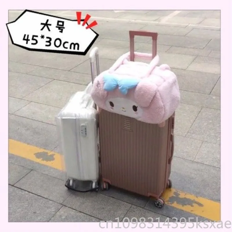 

Sanrio Melody Large Capacity Handbag for Women Girl Kawaii Portable Handbag Luxury Designer Kawaii Bag Fashion Trend