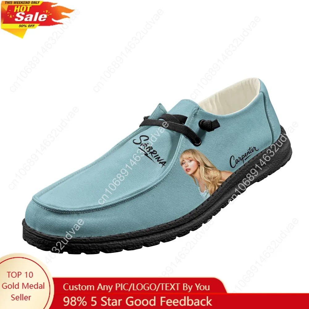

Sabrina Carpenter Loafers Men Woman Youth Casual Shoes Pop Singer Lightweight Flat Footwear Outdoor Daily Work Custom Shoe Black