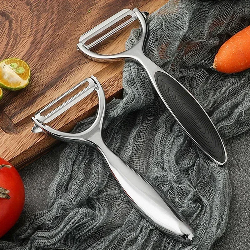 Rotatable Stainless Steel Fruits Peeler Apple Potato Peeler Peeling Tool Kitchen Gadgets Fruit Vegetable Tools Kitchen Gargets