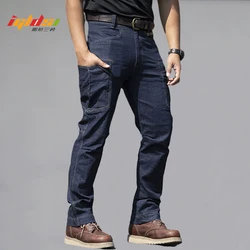 Tactical Jeans Men Commuter SWAT Combat Denim Pants Male Multi-pocket Wear-Resistant Army Cowboy Cargo Joggers Long Trousers